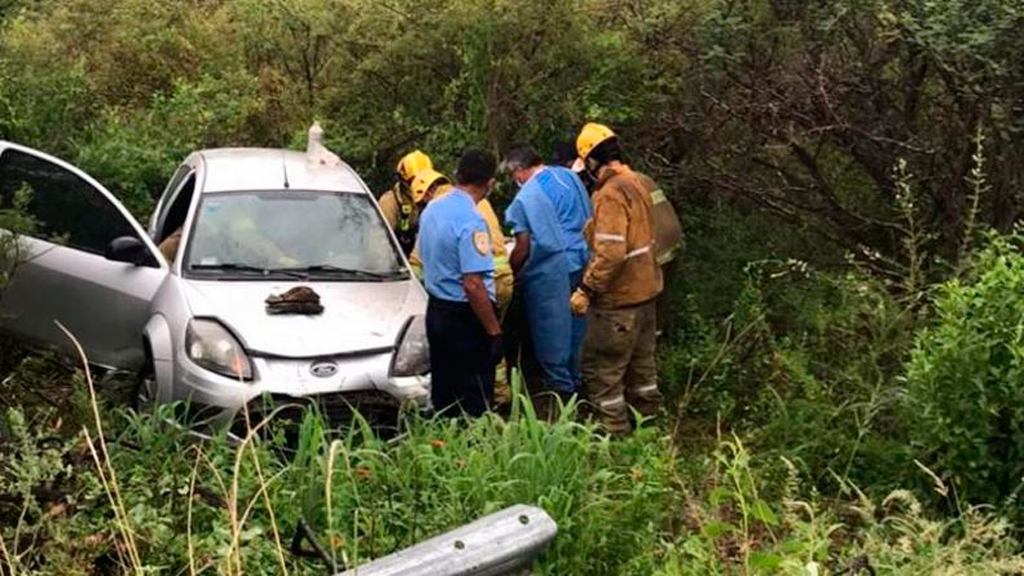 Una mujer perdió su pierna luego de desbarrancar en la ruta 38