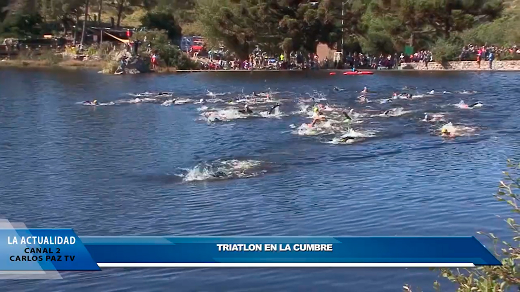 Pablo Ureta se quedó con el título del 2° Triatlón La Cumbre