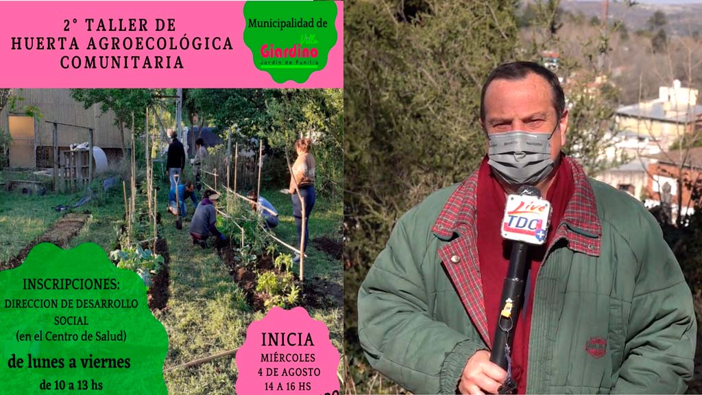 Invitación a cursos e intercambio de semillas orgánicas en Giardino