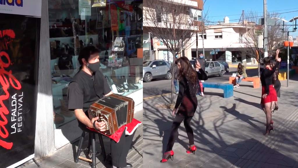 Ciudad Tango: sentimiento y pasión de las intervenciones callejeras
