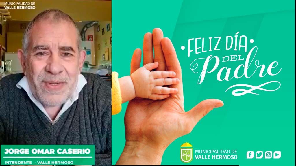 Día del Padre: mensaje del intendente de Valle Hermoso