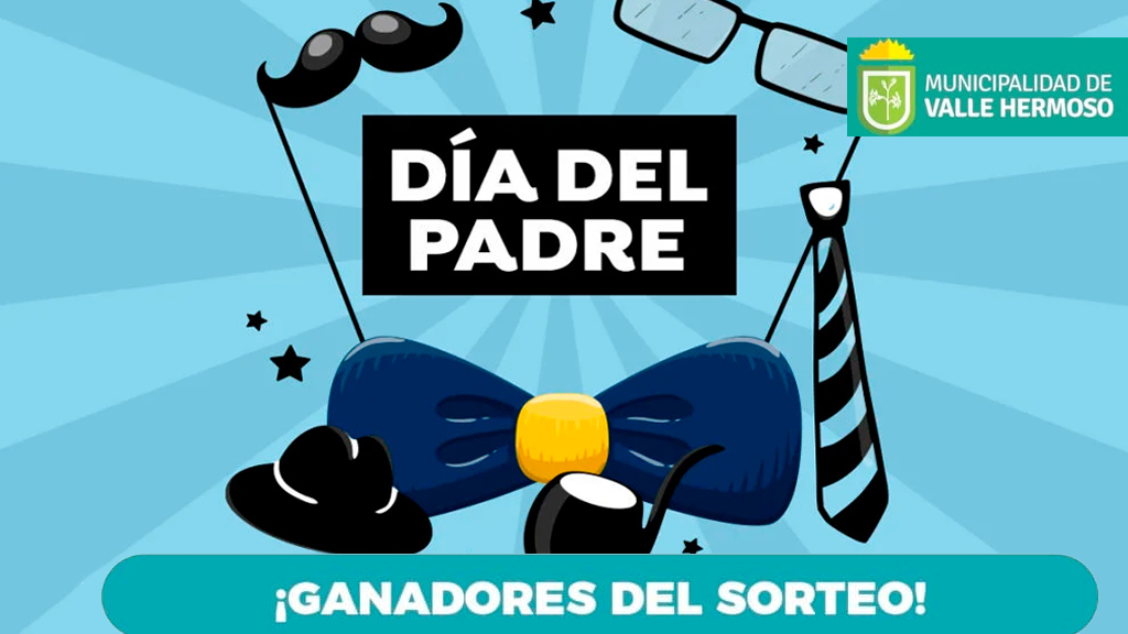 Valle Hermoso: Ganadores sorteo Día del Padre