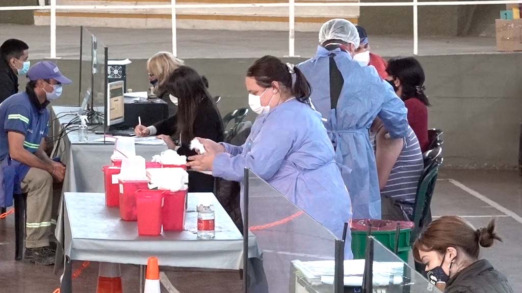 La cuarta parte de la población de La Falda está inmunizada