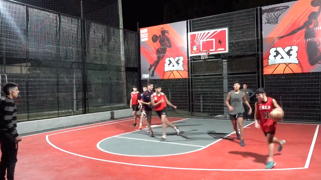 Basquet 3x3: Campeonato inauguración cancha en Huerta Grande