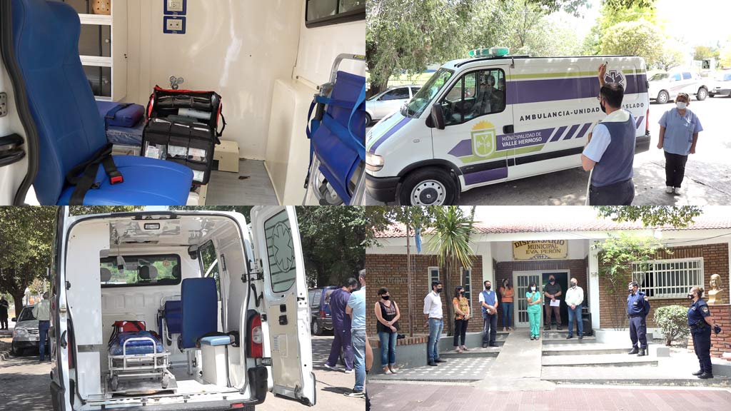 Acto inauguración de servicio propio de ambulancia en Valle Hermoso