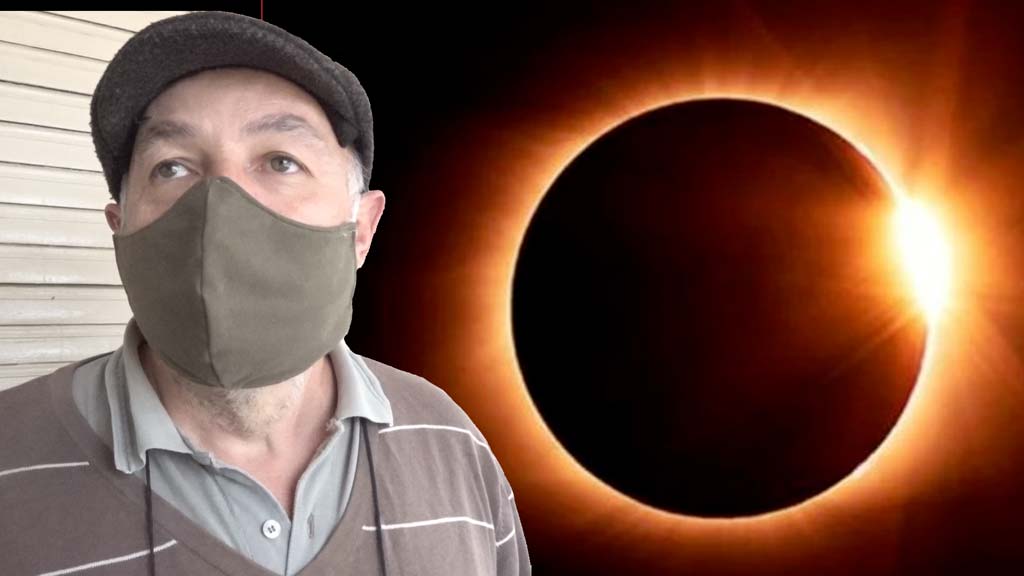 Escuela de aeromodelismo: anuncios de eclipse de sol