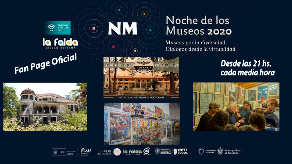 La Falda: Noche de los Museos este viernes 20 de Noviembre