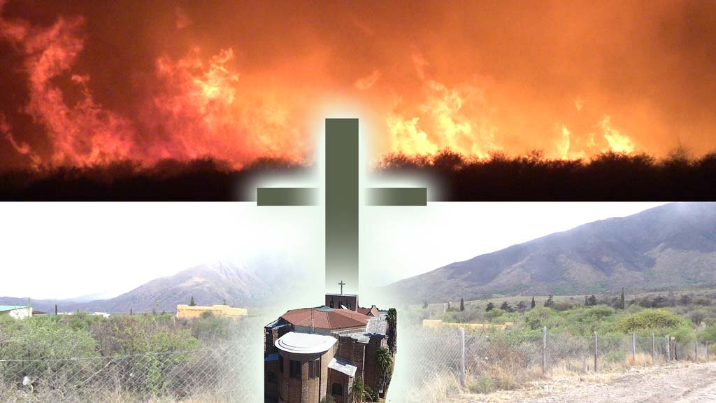 Capilla del Monte lo hizo: lluvia milagrosa apagó los incendios