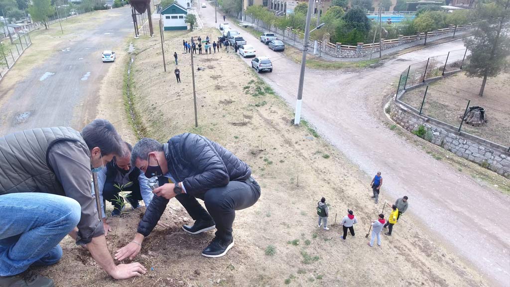 Huerta Grande: inicio y participación de programa de reforestación