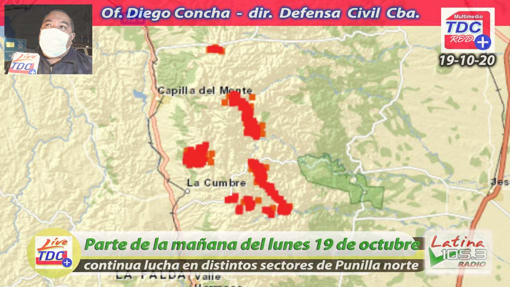 Diego Concha: actualización incendios al 19-10-20