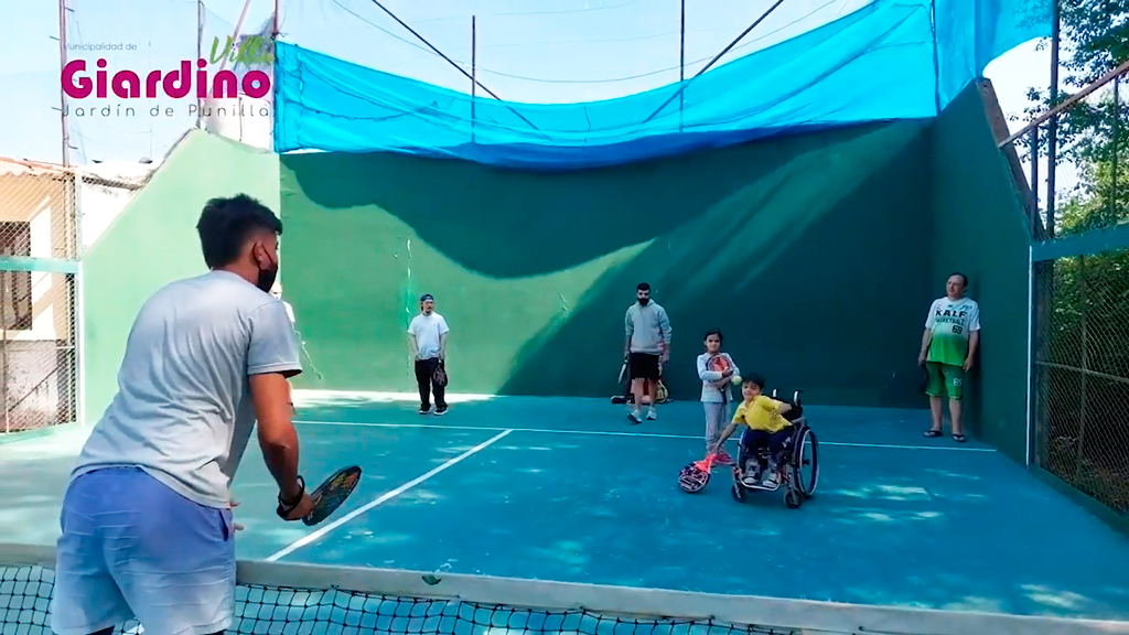 Inicio del taller de deporte adaptado en Giardino