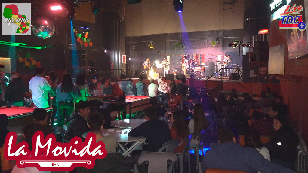Movida bar: recital inolvidable del talentoso grupo local Paraway Reggae