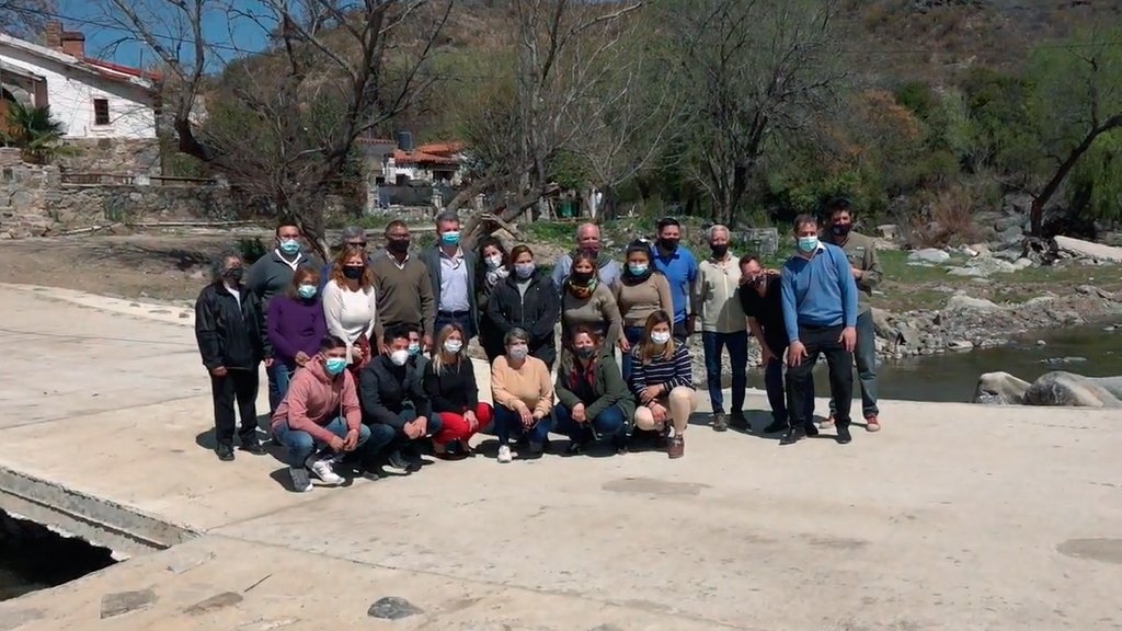 Barrio Molino de Oro: municipio inaugura reconstrucción de vado-puente