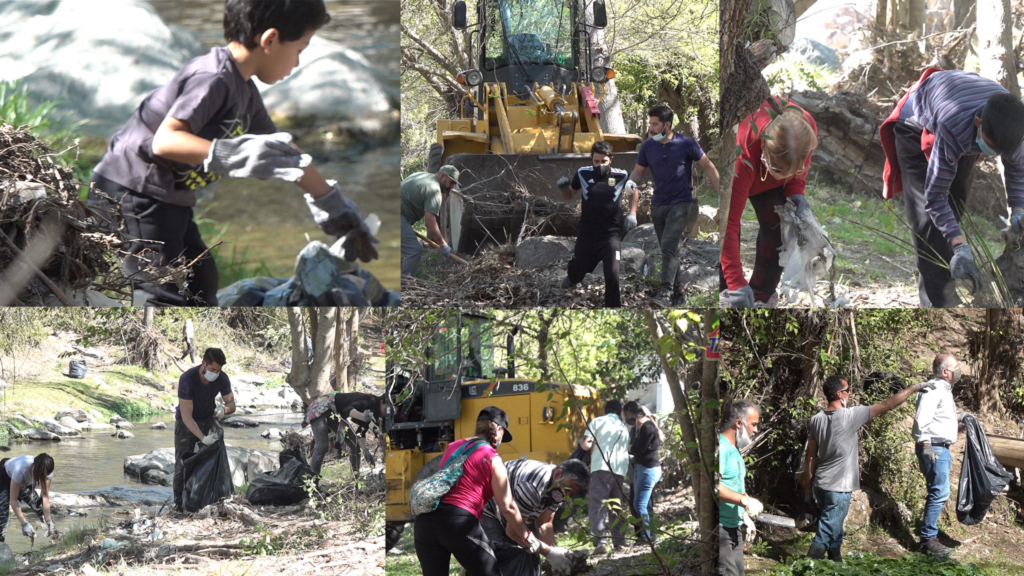 Jornada de limpieza del río - balneario La Castellana