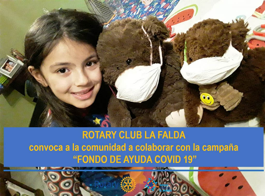 Rotary Club La Falda: Campaña "Fondo de Ayuda Covid -19"
