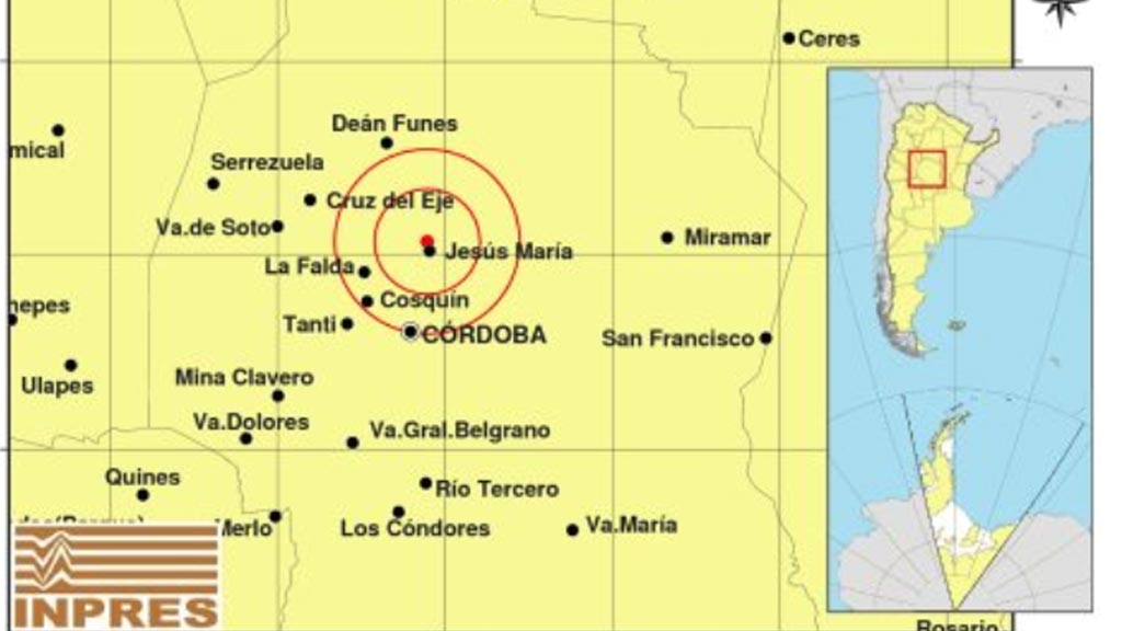 El temblor percibido en Punilla se habría producido en Capilla del Monte