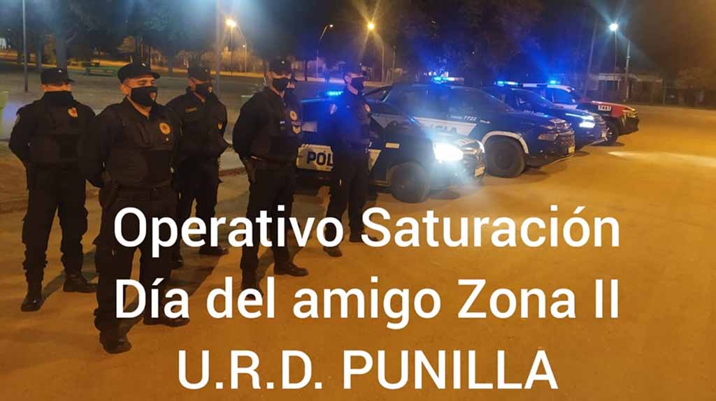 Punilla: Policía realizó operativos saturación y controles el fin de semana pasado