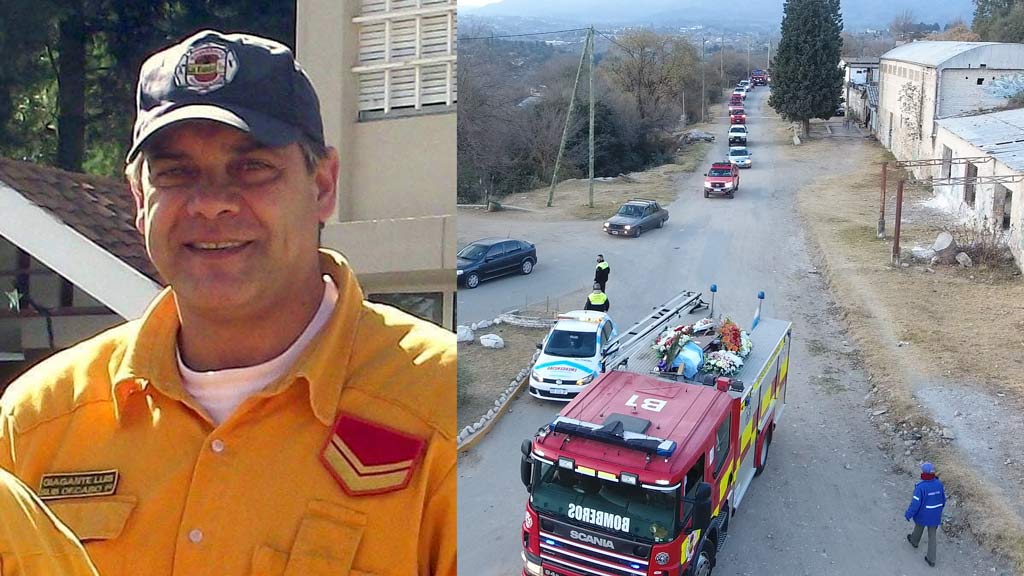 Familia bomberil de luto, falleció el oficial Luis Norberto Giagante