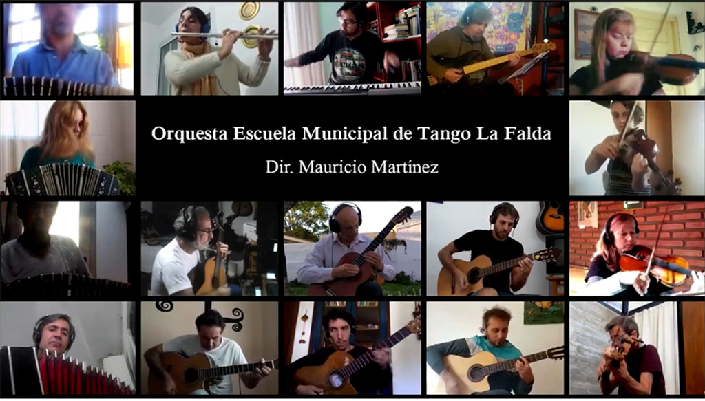 Festejo digital del tercer aniversario de la Orquesta Municipal de Tango
