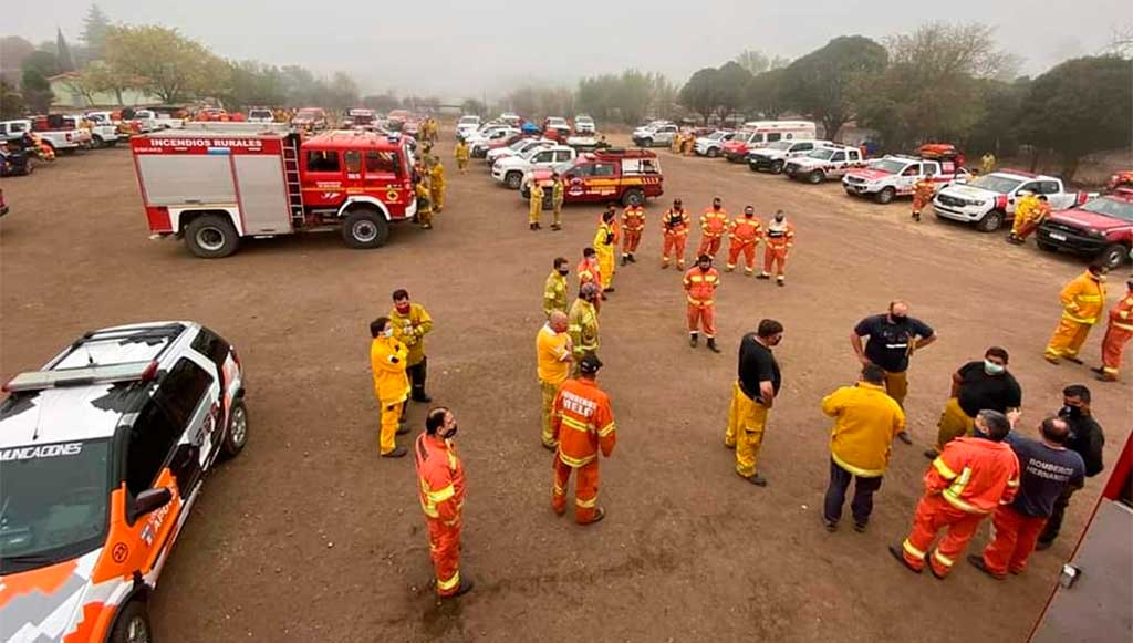 Incendio Punilla: evacuan a familias en Characato y Las Palmas