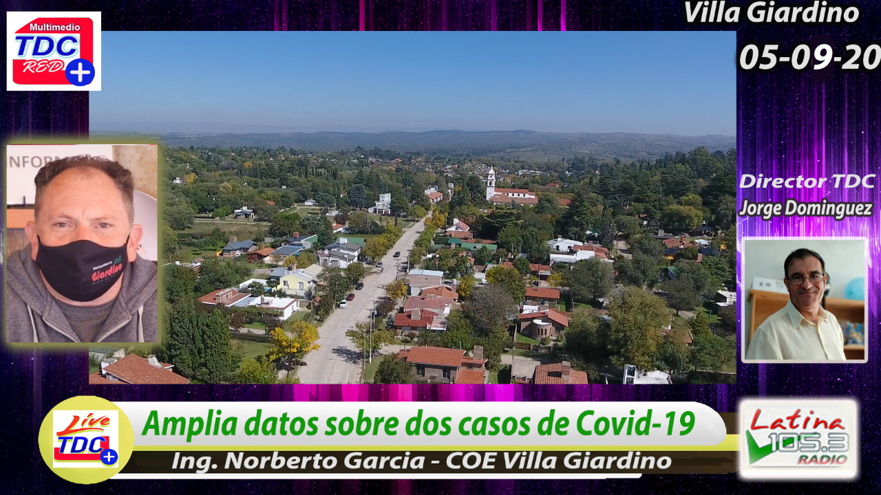 COE Villa Giardino: Amplia datos sobre dos casos de Covid-19