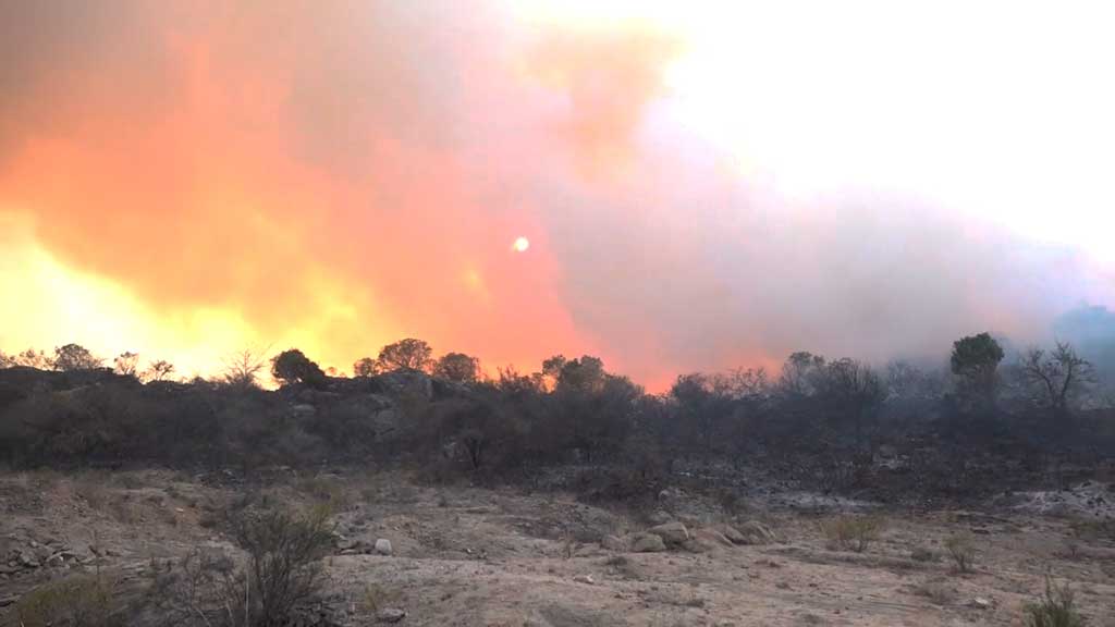 Defensa Civil: Resumen incendios forestales en La Falda