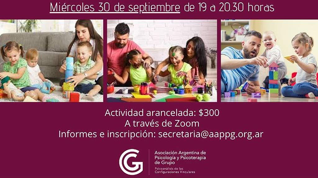 Invitación a taller para familias en cuarentena vía Zoom