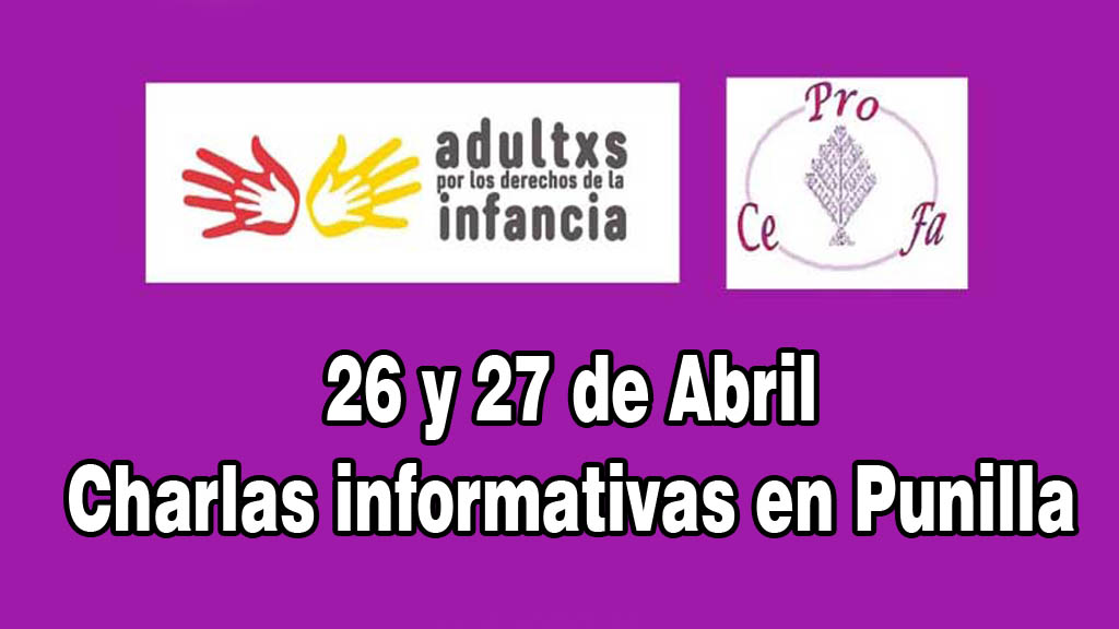Ce Pro Fa invita a la comunidad a los distintos eventos de Adultxs por los derechos de la Infancia