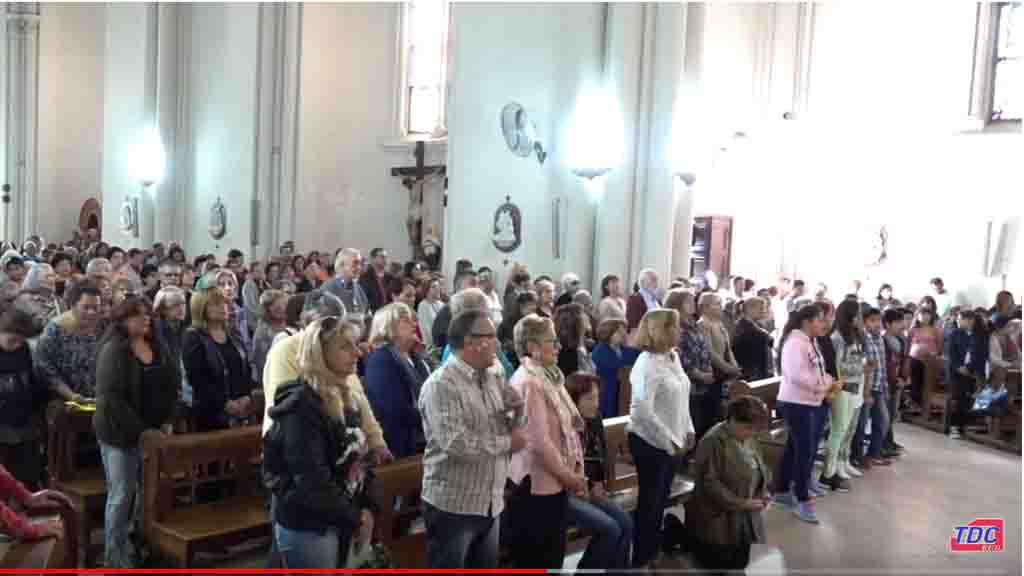 Misa de Domingo de Ramos en La Falda