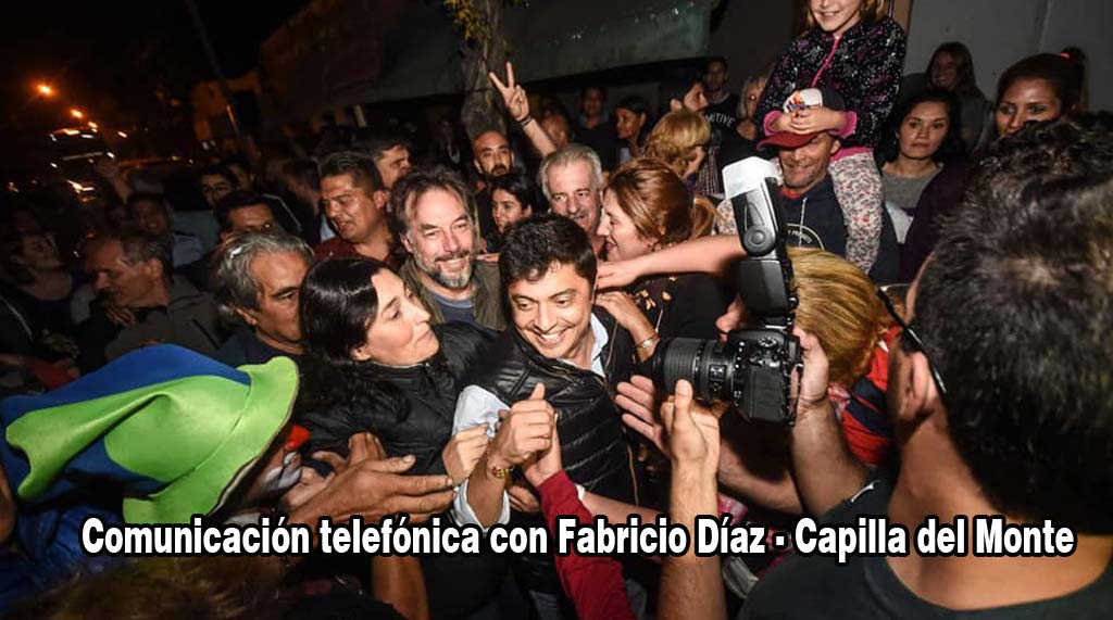 Grito Sagrado. Comunicación telefónica con Fabricio Díaz - Capilla del Monte