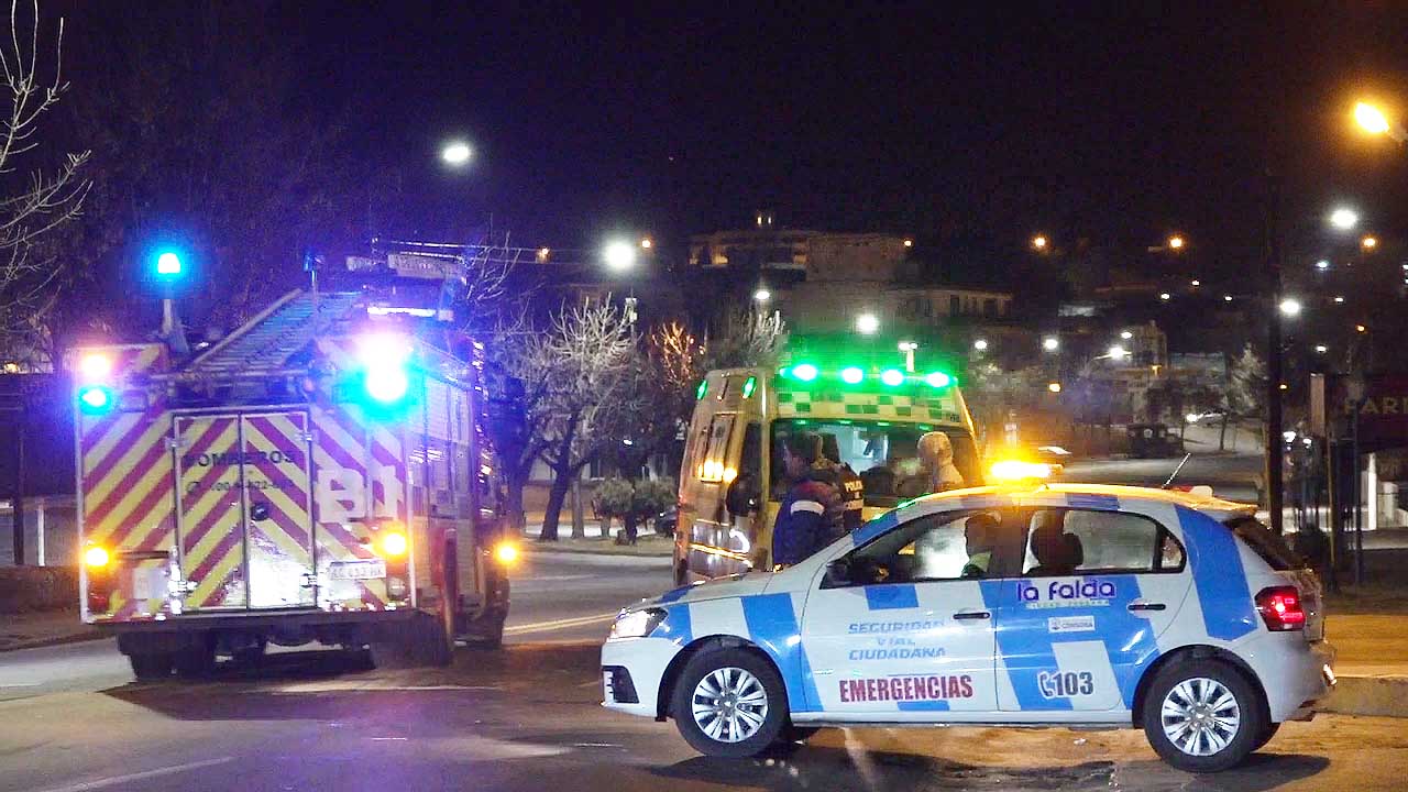 Otro accidente con un motociclista herido en La Falda