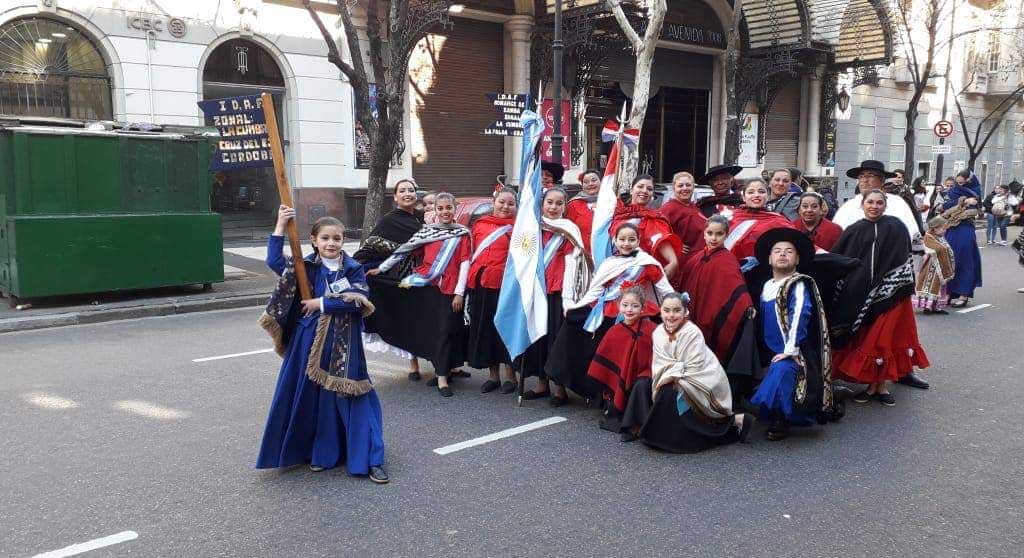 Representantes de La Falda en el XLI Congreso Nacional e internacional de Folclore