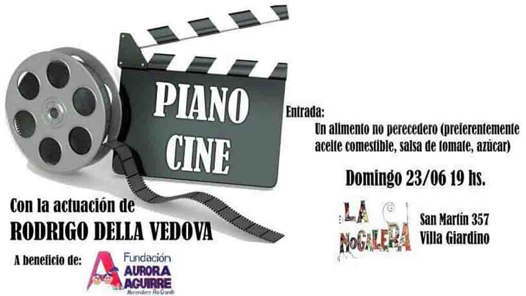 Villa Giardino _ Un domingo solidario con cine musicalizado en vivo en La Nogalera 
