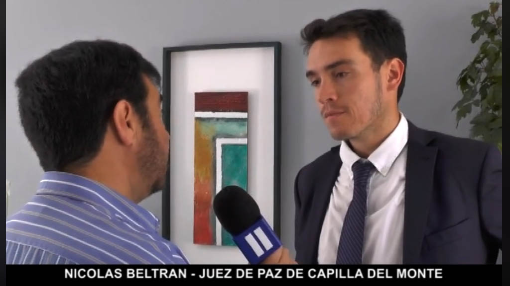 Capilla del Monte - Comunicado de prensa del Juez de Paz, Nicolás Beltran Moyano