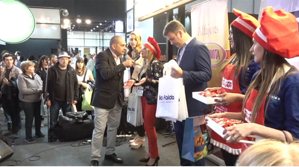 Presentación de la Fiesta Nacional del Alfajor de La Falda en la FIT 2019