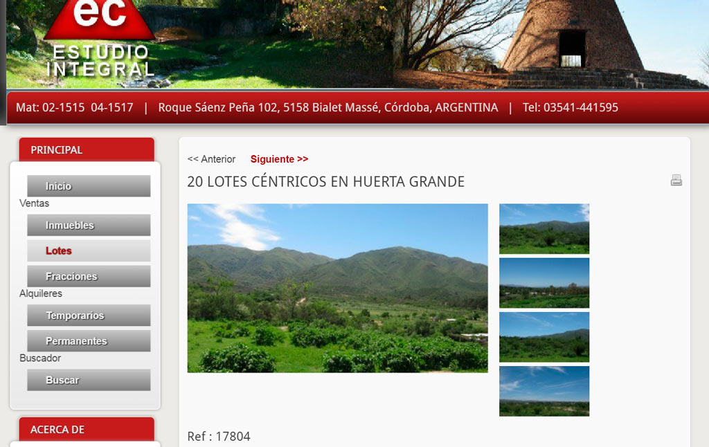 lotes 20 cancha sportivo