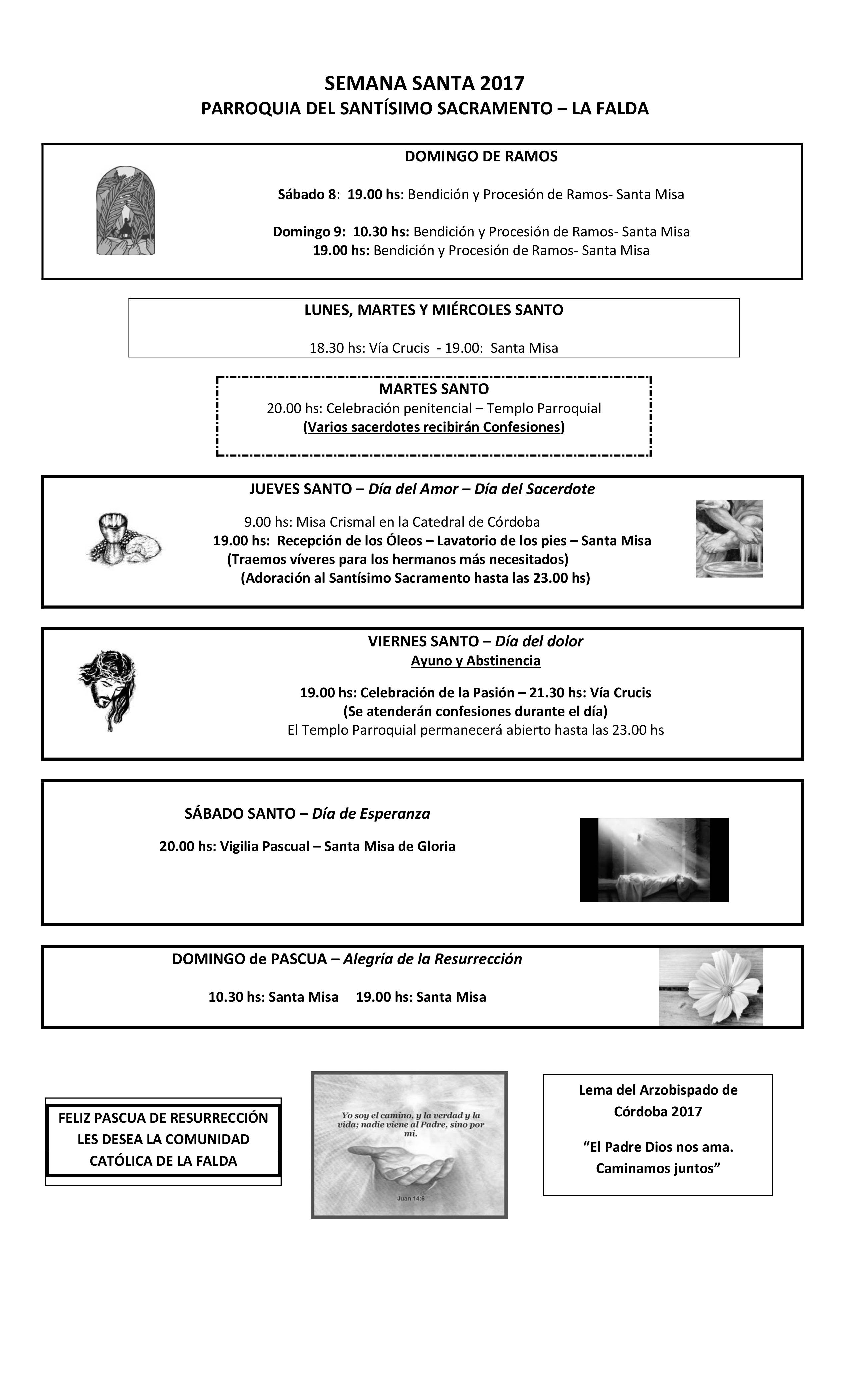 PROGRAMA SEMANA SANTA 2017 1