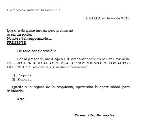 carta modelo ceprofa