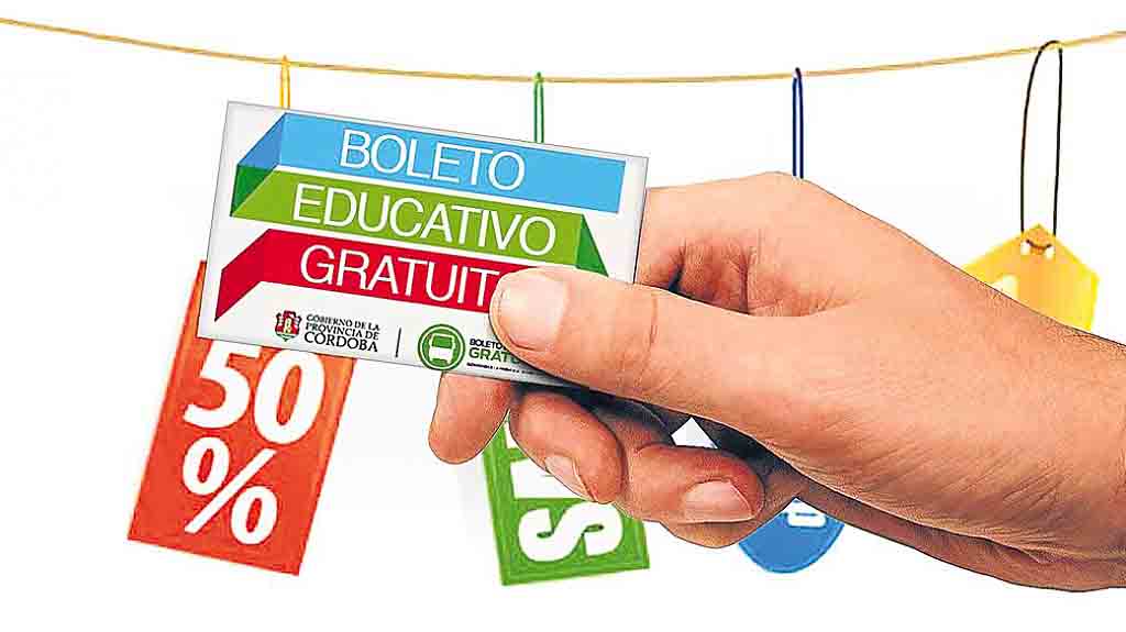 tarjeta boleto educativo