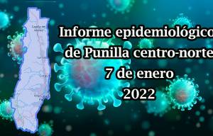 Informe epidemiológico Punilla centro-norte del 07 de enero del 2022