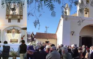 Patronales en Valle Hermoso: misa y procesión de San Antonio